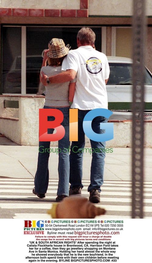 Harrison Ford and Calista Flockhart on a date
