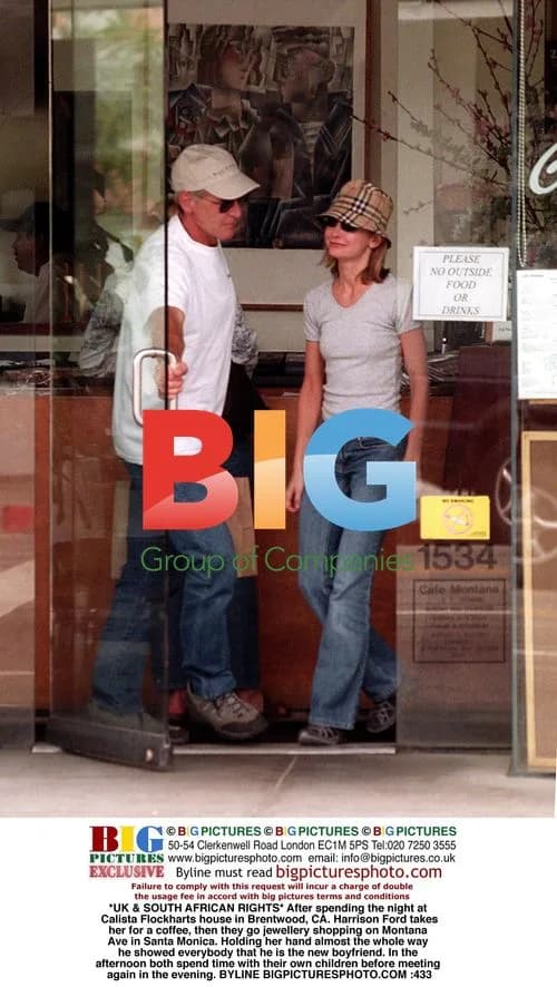 Harrison Ford and Calista Flockhart go shopping
