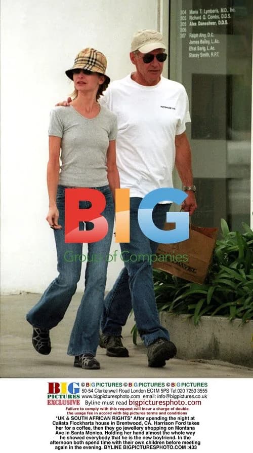 Harrison Ford & Calista Flockhart Out in Santa Monica