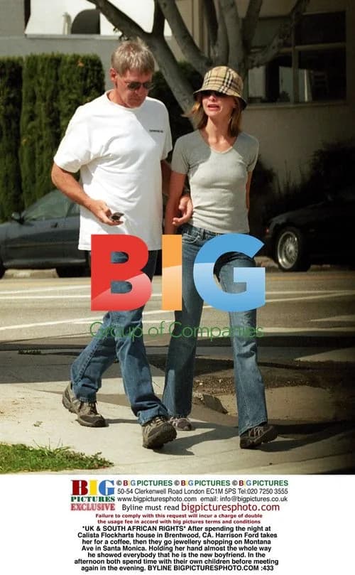 Harrison Ford and Calista Flockhart out in Santa Monica