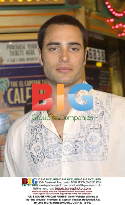 Victor Webster at "Big Trouble" Premiere