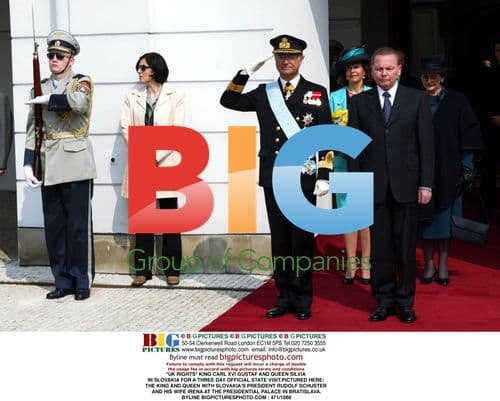 King Carl XVI Gustaf and Queen Silvia in Slovakia