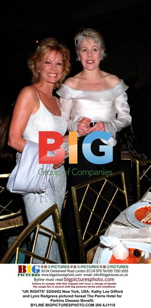 Kathy Lee Gifford and Lynn Redgrave at Parkins Disease Benefit
