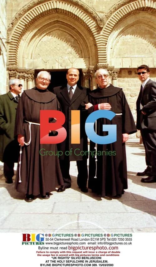 Silvio Berlusconi at the Holy Sepulchre