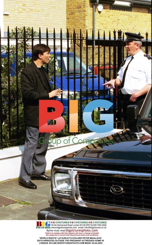 Liz Hurley's Stalker Arrested Outside Her Home