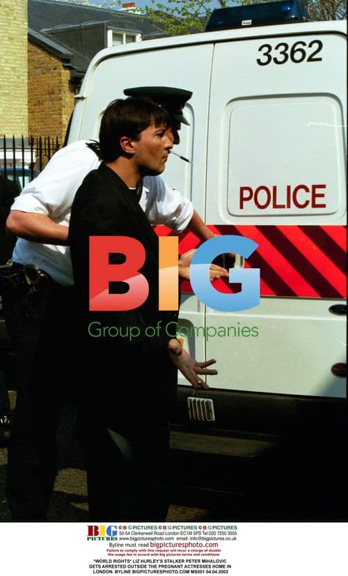 Liz Hurley's stalker Peter Mihalovic arrested outside her home