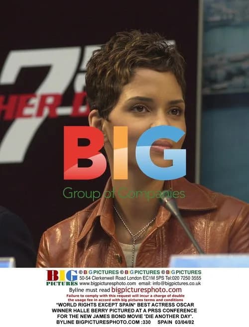 Halle Berry at Die Another Day Press Conference