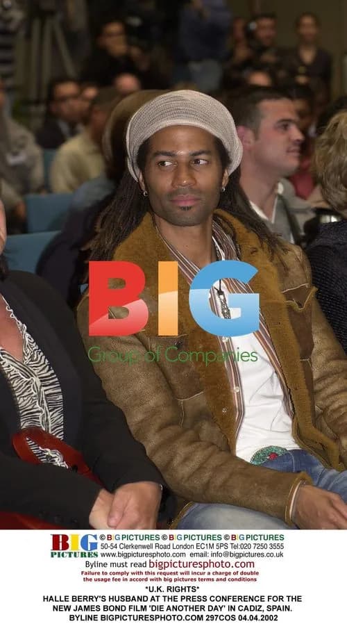 Halle Berry's Husband at Press Conference