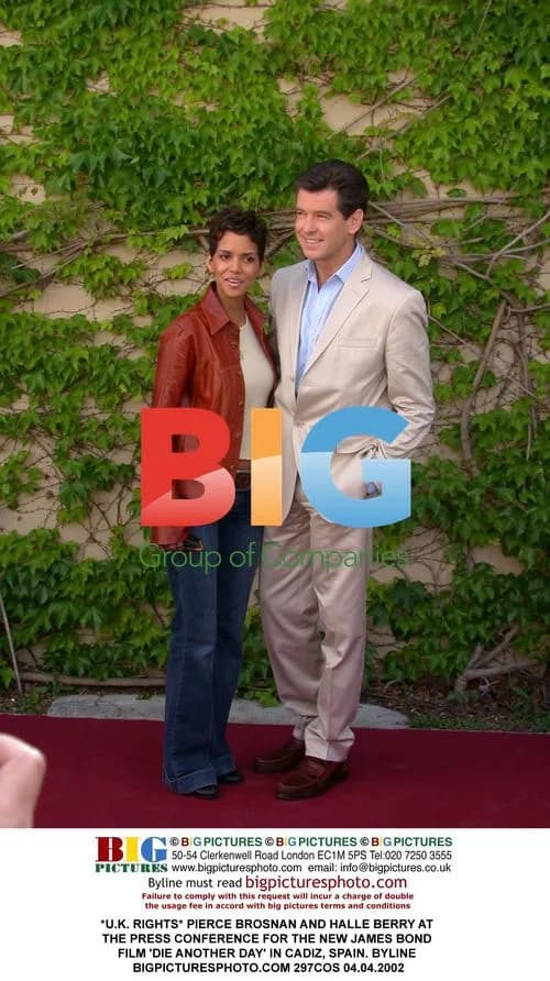 Pierce Brosnan and Halle Berry at Die Another Day press conference