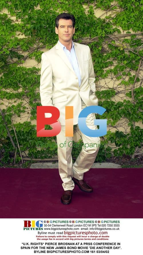 Pierce Brosnan at 'Die Another Day' press conference
