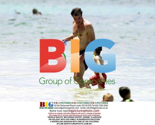 Jeremy Clarkson on Family Snorkeling Trip in Barbados