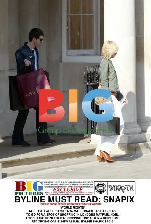 Noel Gallagher and Sara Macdonald Shop in Mayfair