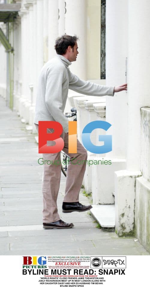 Jamie Theakston and Joely Richardson meet up in West London