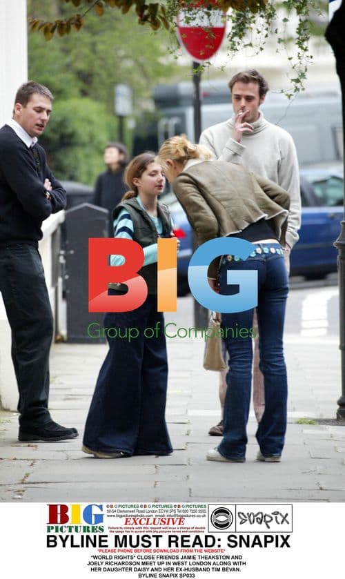 Jamie Theakston and Joely Richardson Meet in London