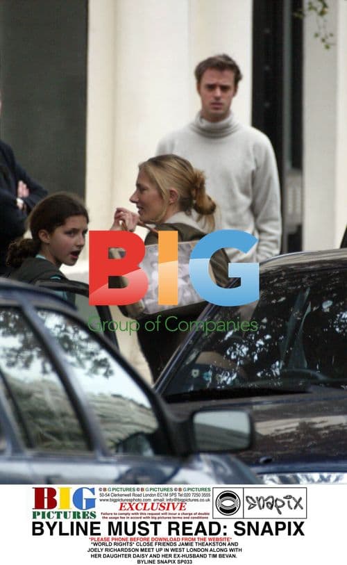 Jamie Theakston and Joely Richardson Meet in West London