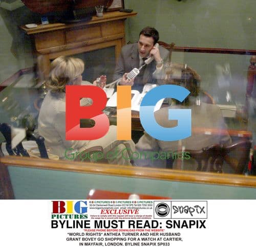 Anthea Turner and Husband Go Shopping at Cartier