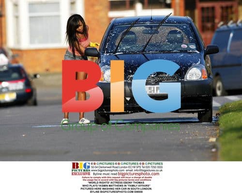 Ebony Thomas Washing Car in South London