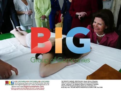 Queen Silvia of Sweden visits rehabilitation center in Slovakia