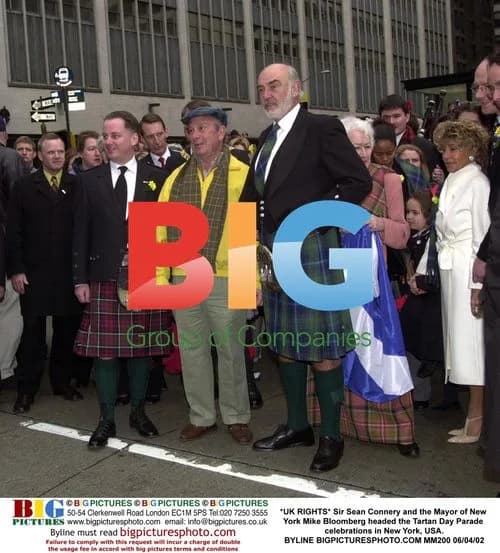 Sean Connery at Tartan Day Parade in NYC