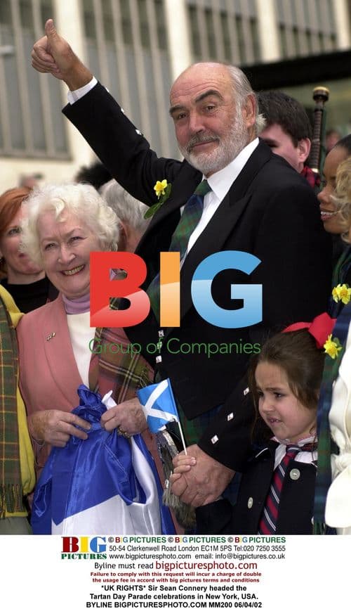 Sean Connery leads Tartan Day Parade in New York