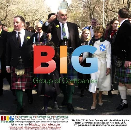 Sir Sean Connery at Tartan Day Parade in NY