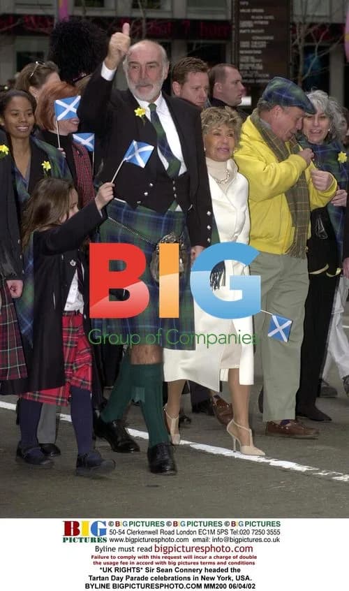 Sir Sean Connery at Tartan Day Parade
