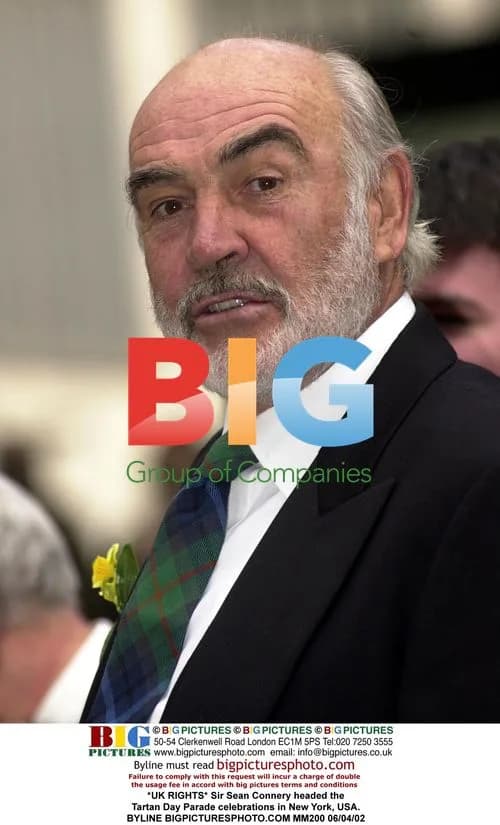 Sir Sean Connery at Tartan Day Parade