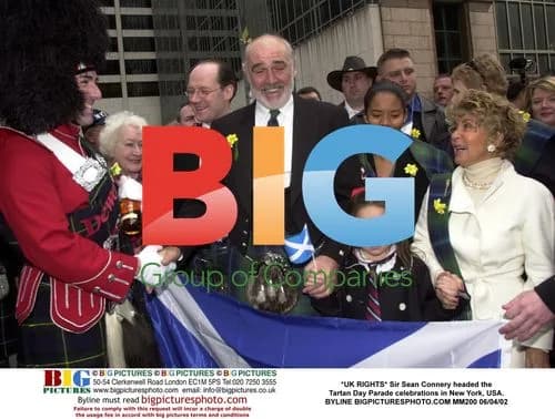 Sean Connery at Tartan Day Parade in New York