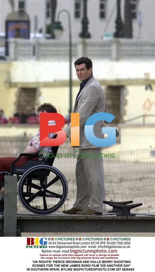 Pierce Brosnan and Halle Berry film 'Die Another Day'