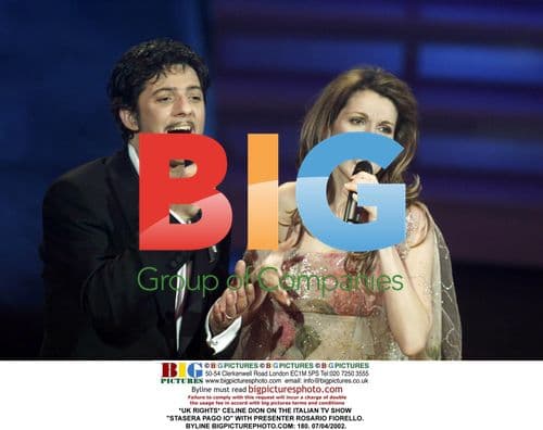 Celine Dion on Italian TV Show