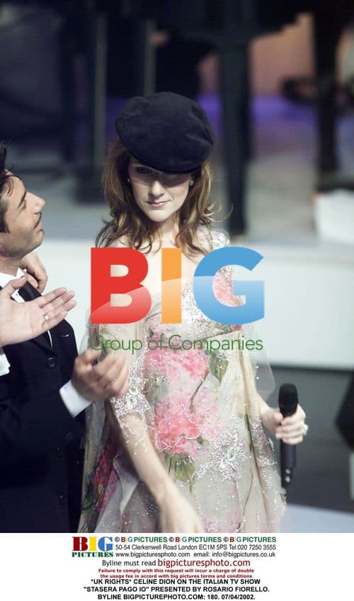 Celine Dion on Italian TV