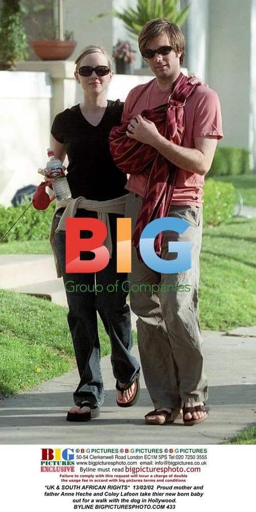 Anne Heche and Coley Lafoon with newborn