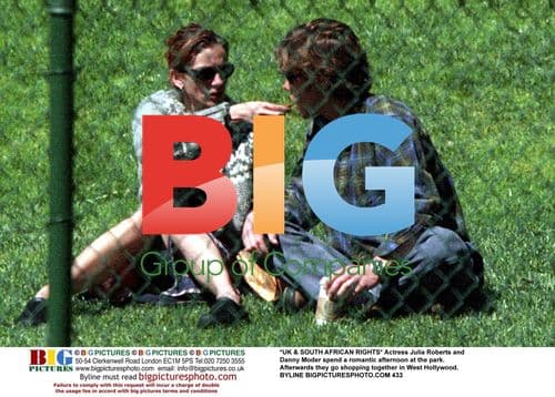 Julia Roberts and Danny Moder in West Hollywood