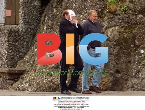 Silvio Berlusconi in Portofino with Daughter