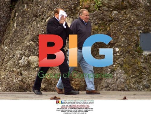 Berlusconi in Portofino with Daughter