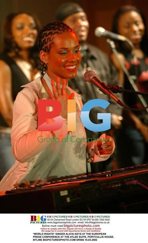 Alicia Keys at European Press Conference