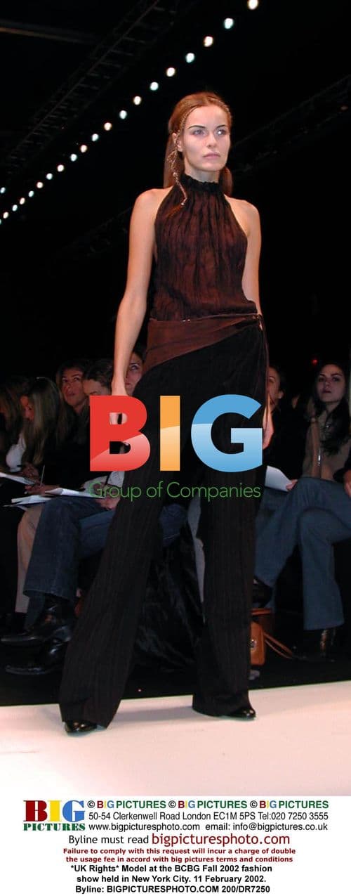 BCBG Fall 2002 Fashion Show in NYC