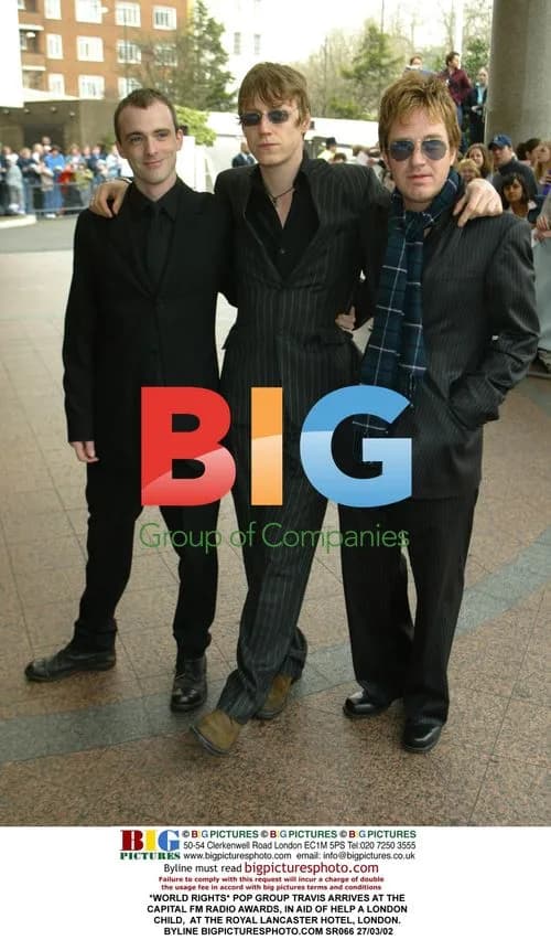 POP GROUP TRAVIS ARRIVES AT CAPITAL FM RADIO AWARDS