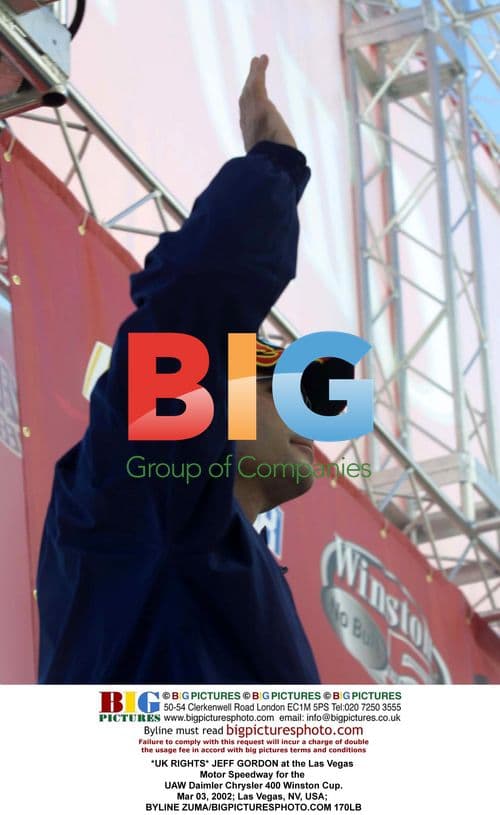 JEFF GORDON at Las Vegas Motor Speedway