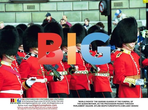 The Queen's Guards at the Queen Mother's Funeral