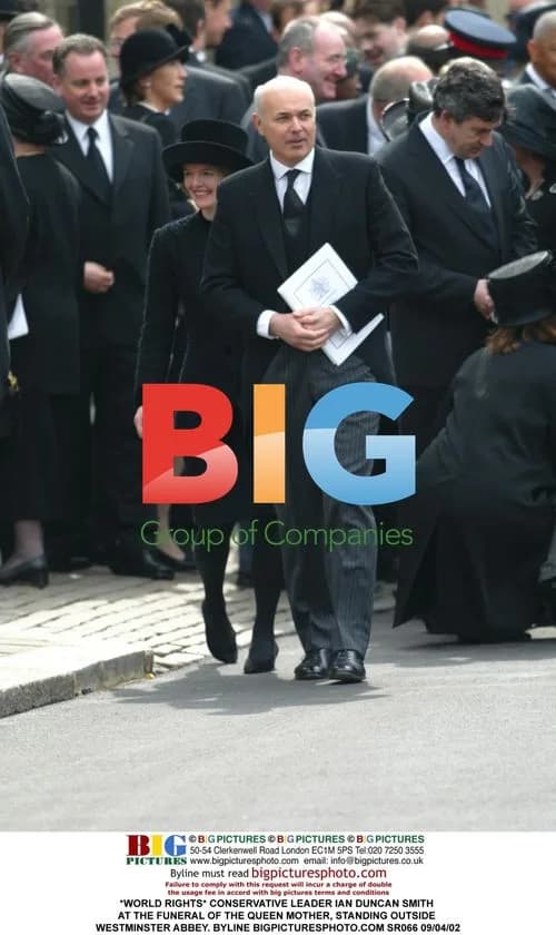 Ian Duncan Smith at Queen Mother's Funeral