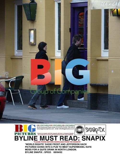 Sadie Frost, Jefferson Hack and Kate Moss at Pub