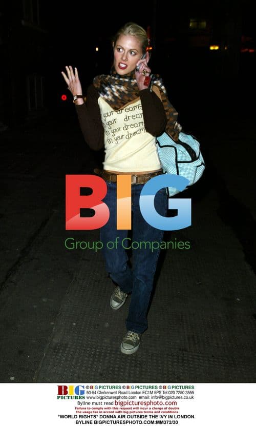 Donna Air Outside The Ivy in London