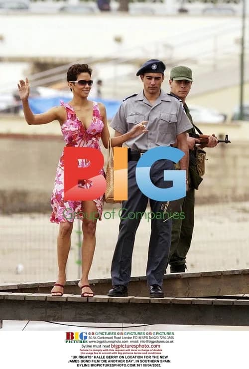 Halle Berry on Location for Die Another Day
