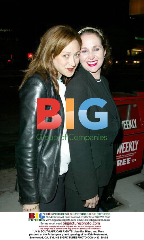 Jennifer Blanc and Mum at Fatburguer Opening