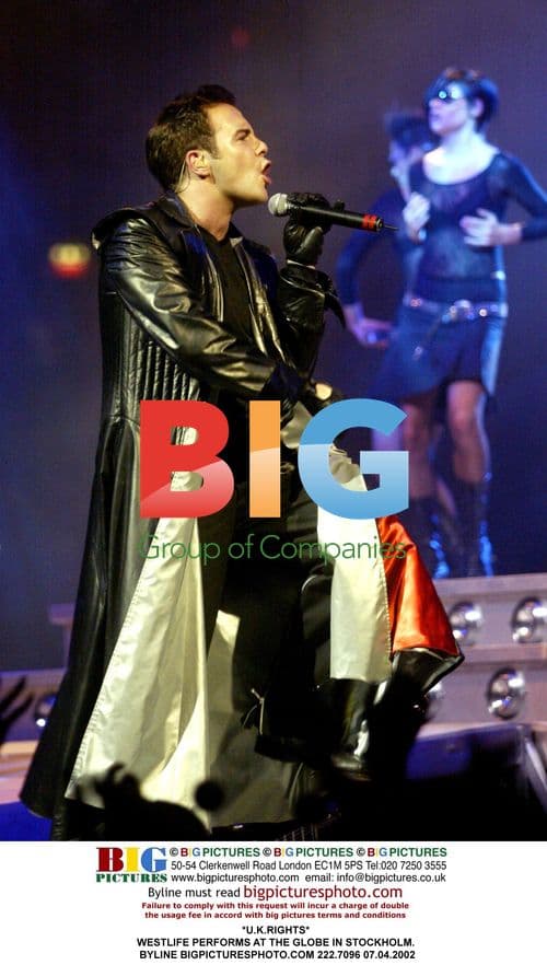 Westlife Performs at the Globe in Stockholm