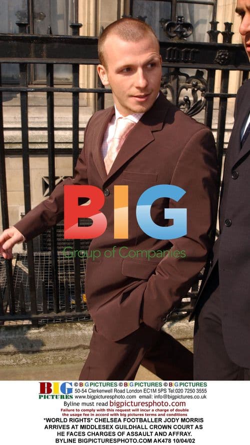 Chelsea footballer Jody Morris in court