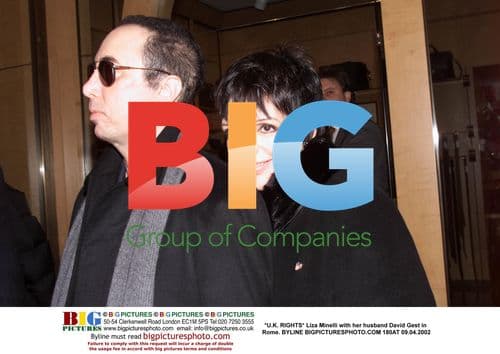 Liza Minnelli with husband David Gest in Rome