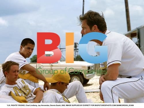 Chad Lindberg, Jay Hernandez, Dennis Quaid in 2002