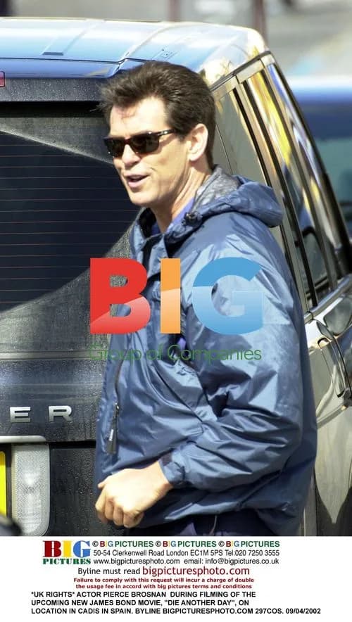 Pierce Brosnan on Set of Die Another Day